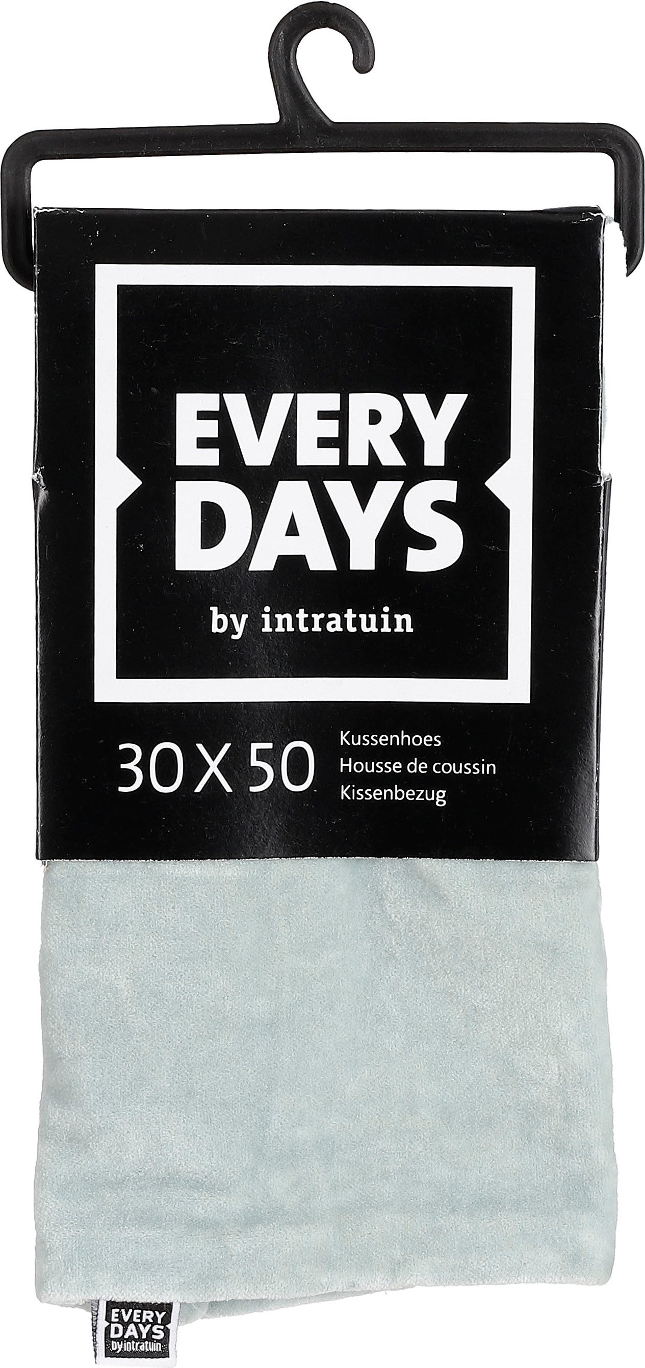 Everydays kussenhoes Fluweel mint groen 30 x 50 cm