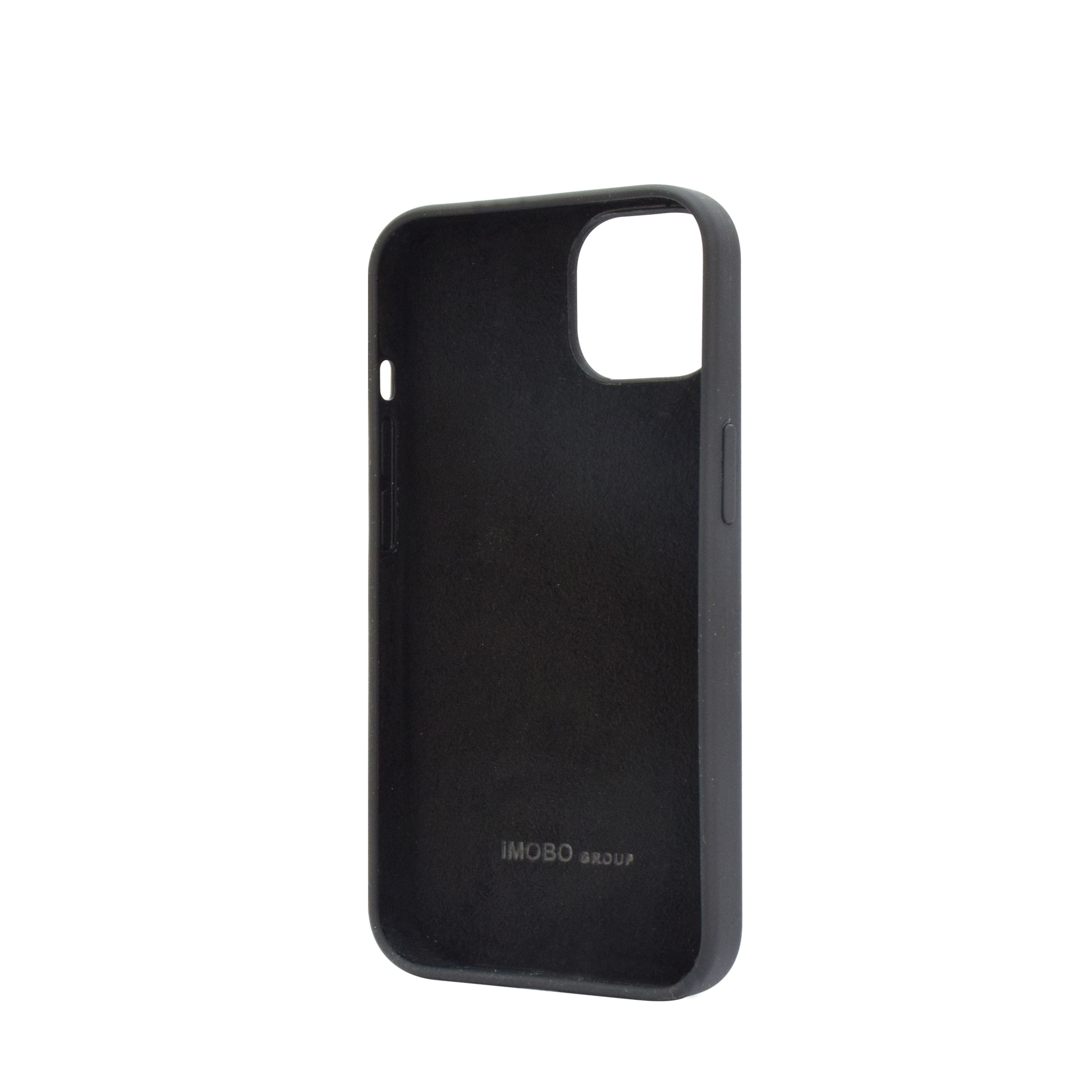 iPhone 14 Silikon Hardcase Hülle (AU-LSRIP14-Q3/D1-BK) - Schwarz