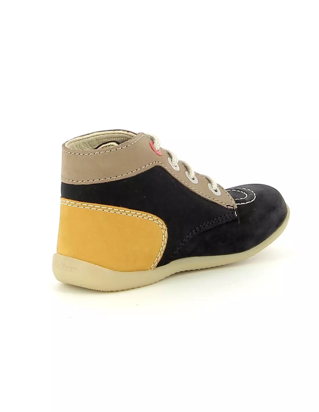 KICKERS BONBON - Bottes Marinetaupejaune