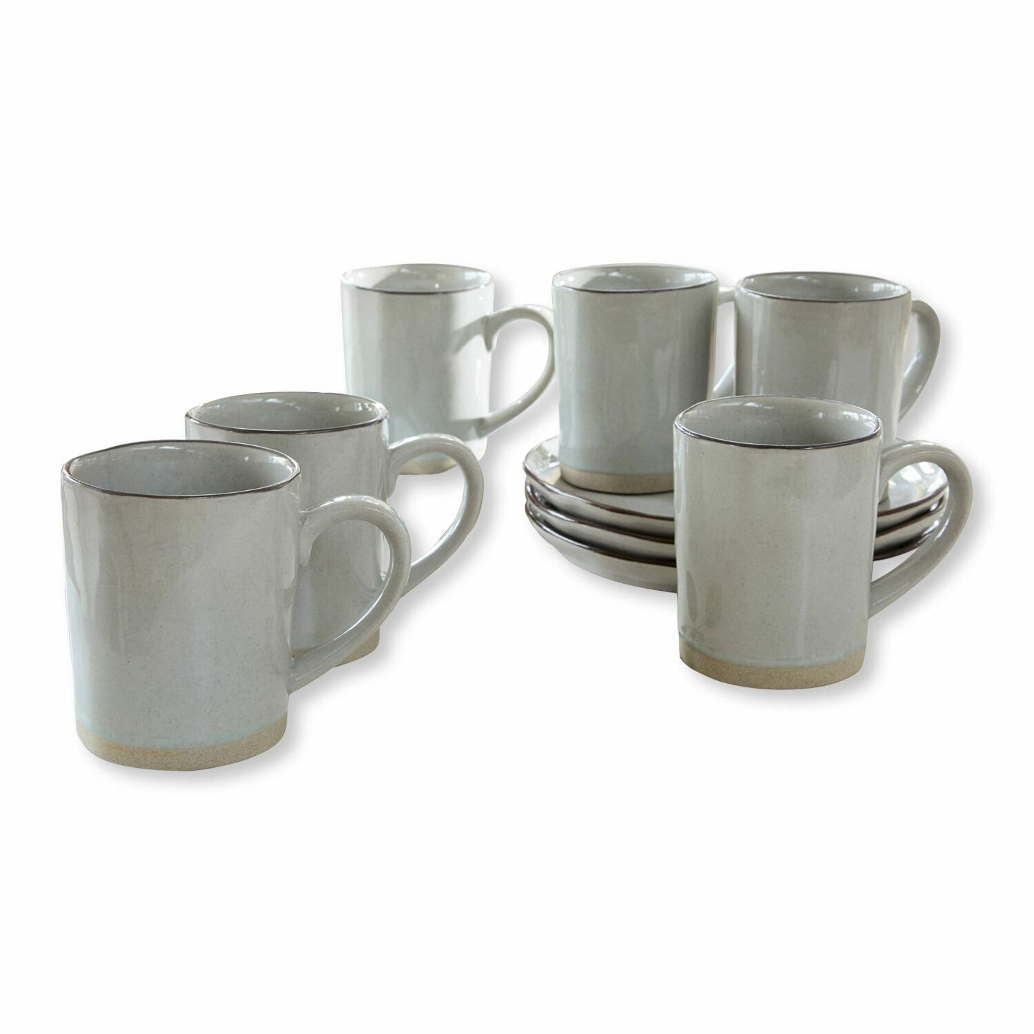 Tasse 6er Set Biarré grau