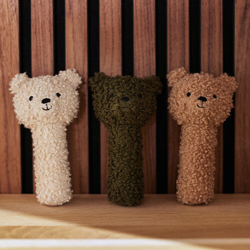 Jollein knijprammelaar teddy bear - naturel