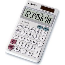 Calculatrice SL-305 ECO, fonctionnement par pile ou