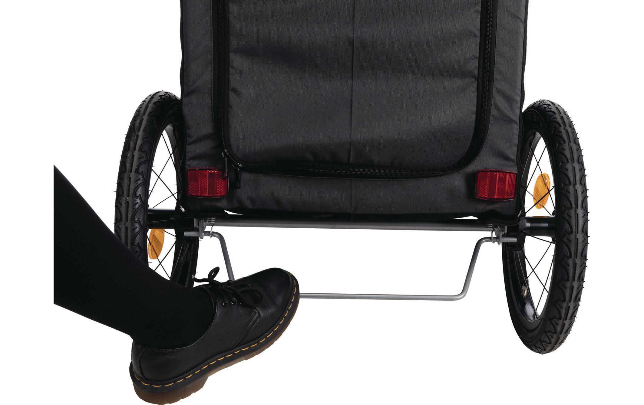Fahrrad-Anhänger faltbar Grösse L<br>Faltbarer Fahrrad-Anhänger für Hunde bis zu 30 kg