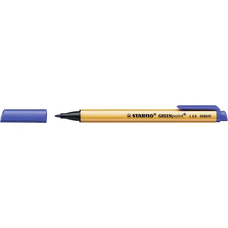 Umweltfreundlicher Filzschreiber - STABILO GREENpoint - 2er Pack - blau, schwarz