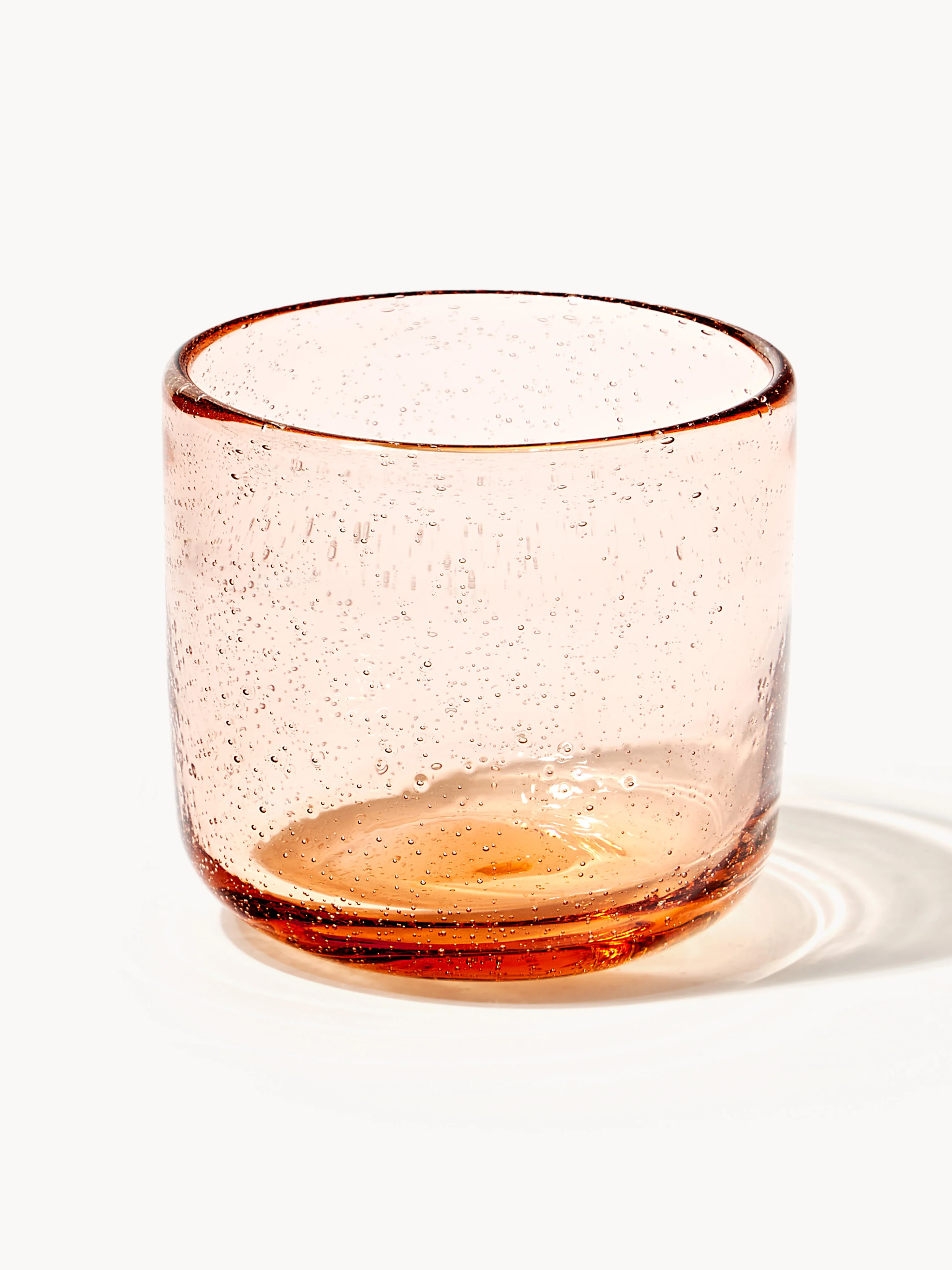Mondgeblazen tumblers Hippolyte met luchtbellen, 4-delig