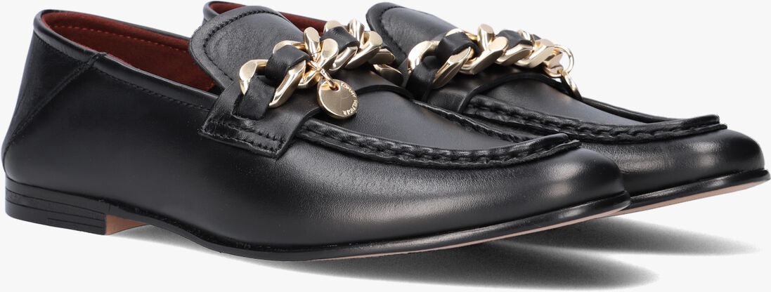 TOMMY HILFIGER zwarte tommy hilfiger loafers chain loafer