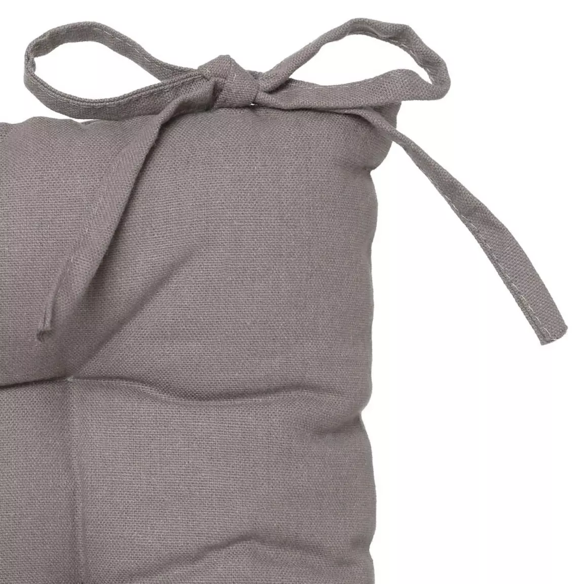 Coussin de chaise carré Datara Taupe