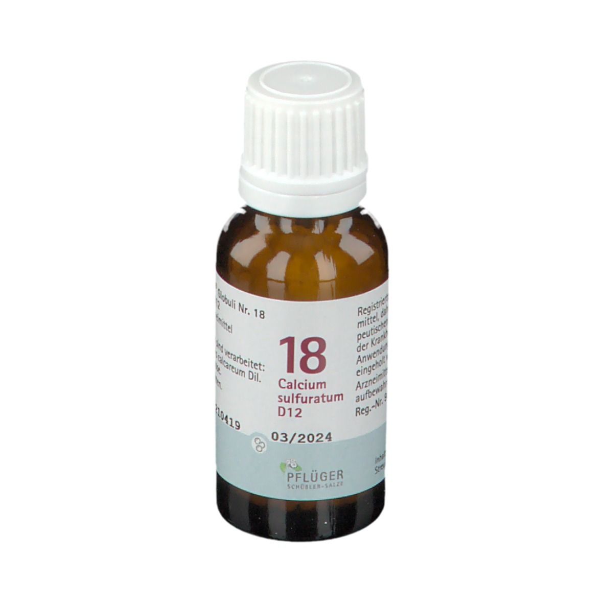 BIOCHEMIE PFLÜGER® Nr. 18 Calcium sulfuratum D12