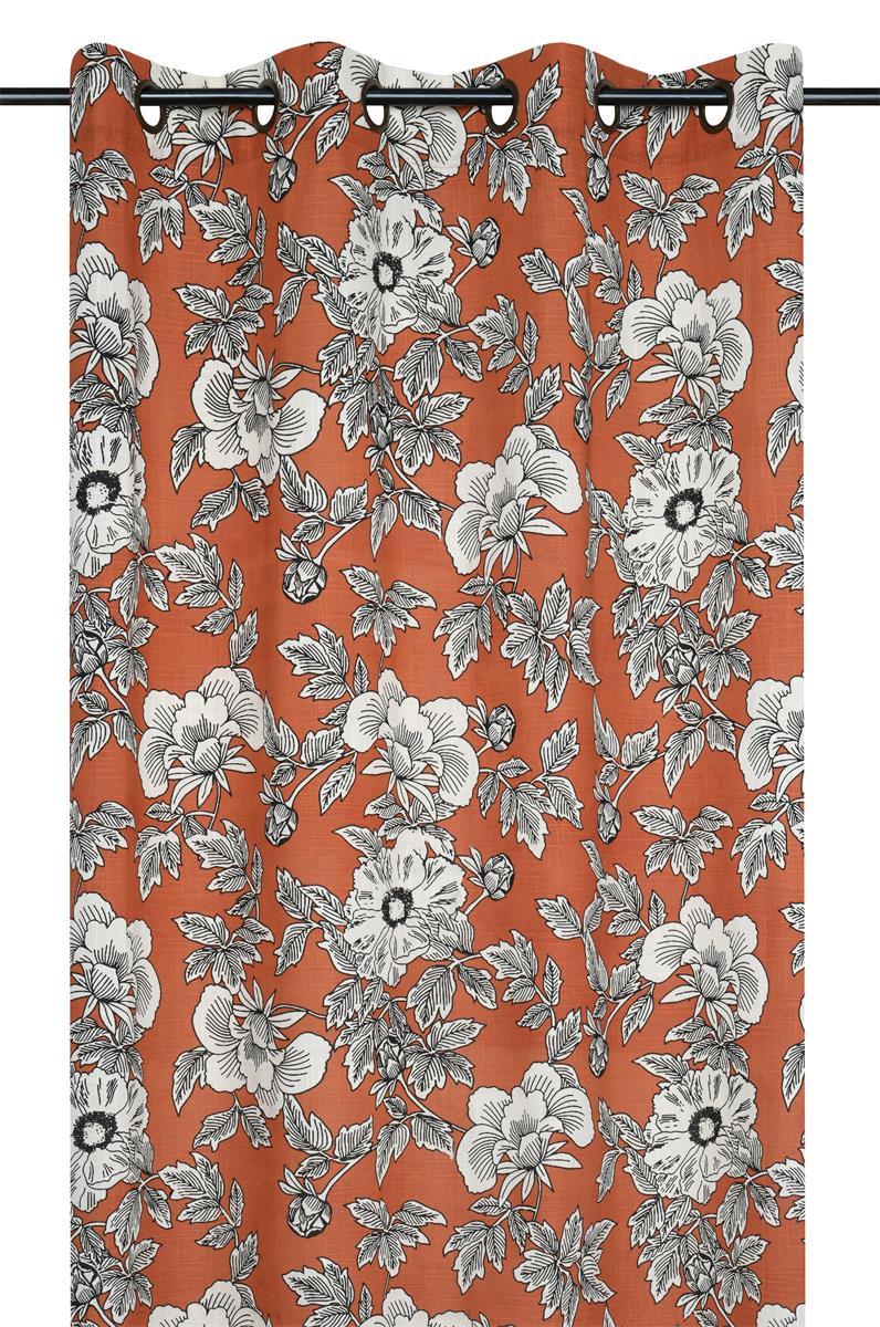 GALICIA RIDEAU 140X260CM ORANGE