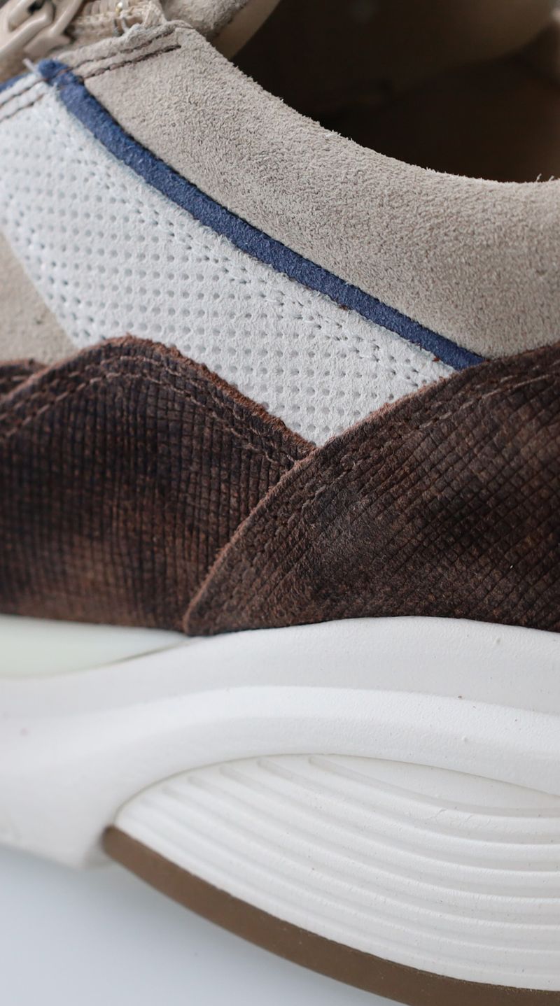Xsensible SWX14 Stretchwalker Sneakers Bruin Heren