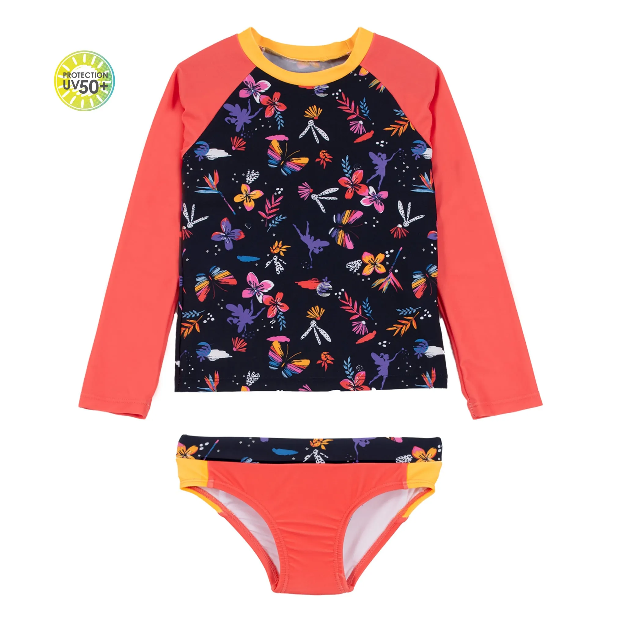 Nanö Maillot UV Manches Longues 2 Pièces Fées 7-12ans