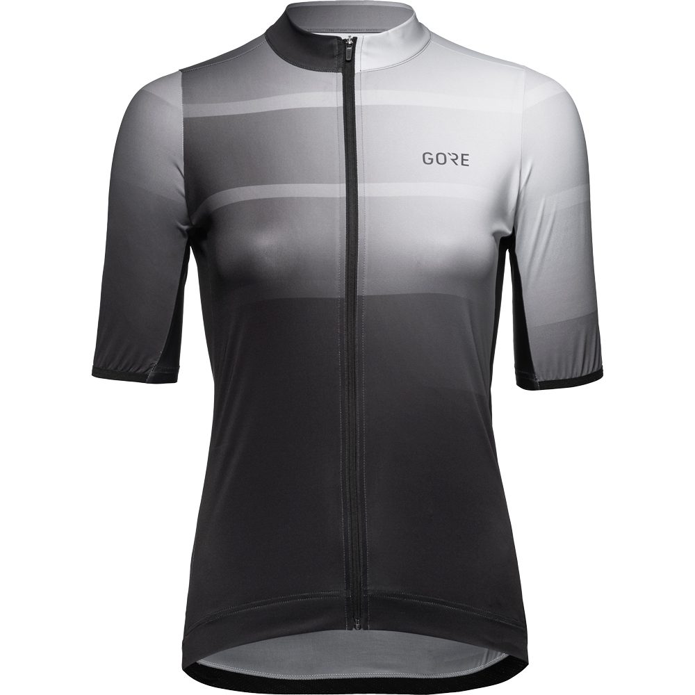 GOREWEAR Ardent Radtrikot Damen weiß schwarz