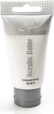 Akrylmaling - Artmaster Acrylic - 75 ML - Titanium Hvid