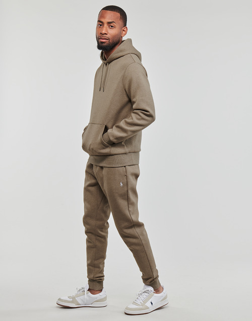Polo Ralph Lauren - SWEATSHIRT DOUBLE KNIT TECH LOGO CENTRAL Beige / China / Dark / Topotea / Lila