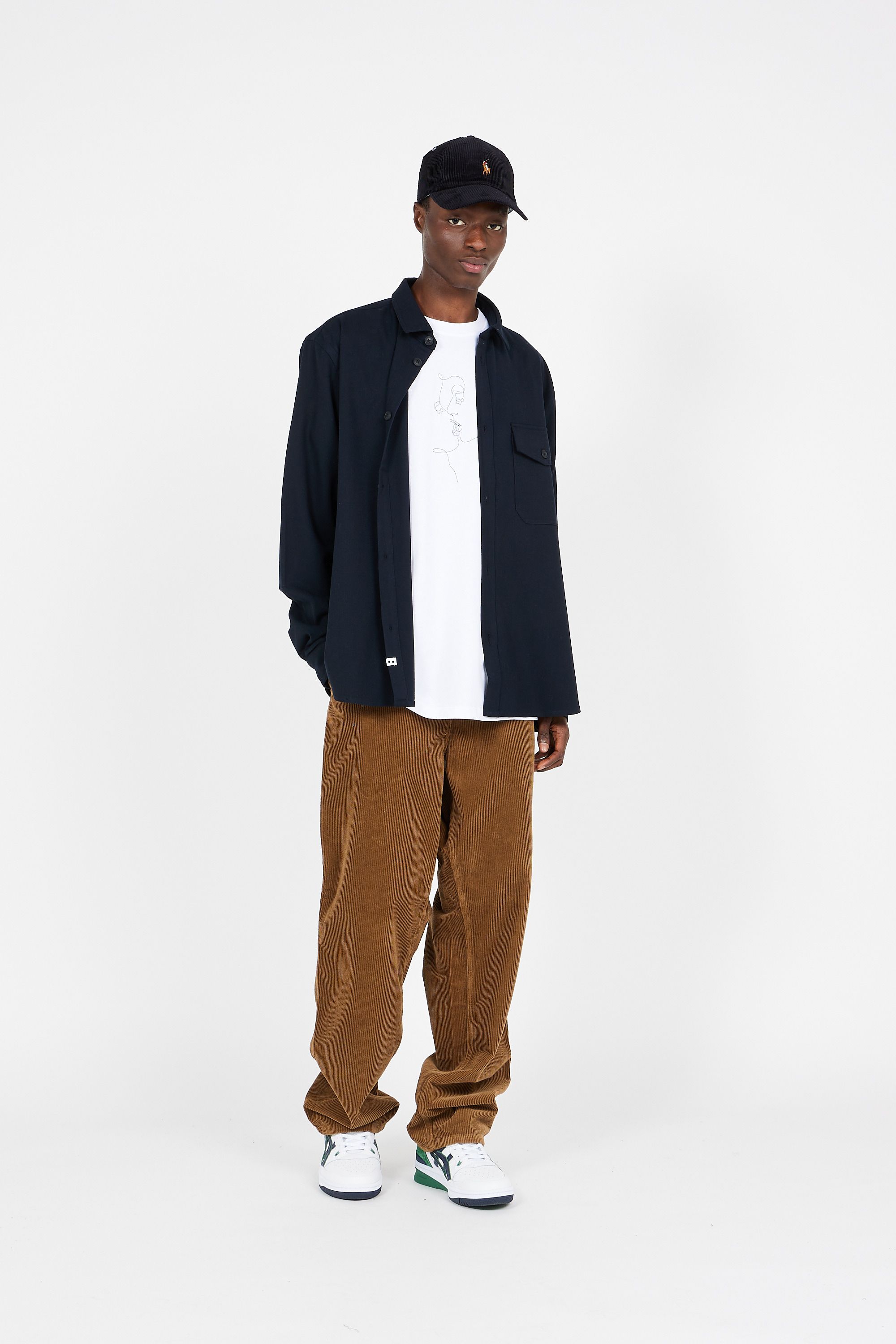MINIMUM Chemise kanje 9910 Bleu