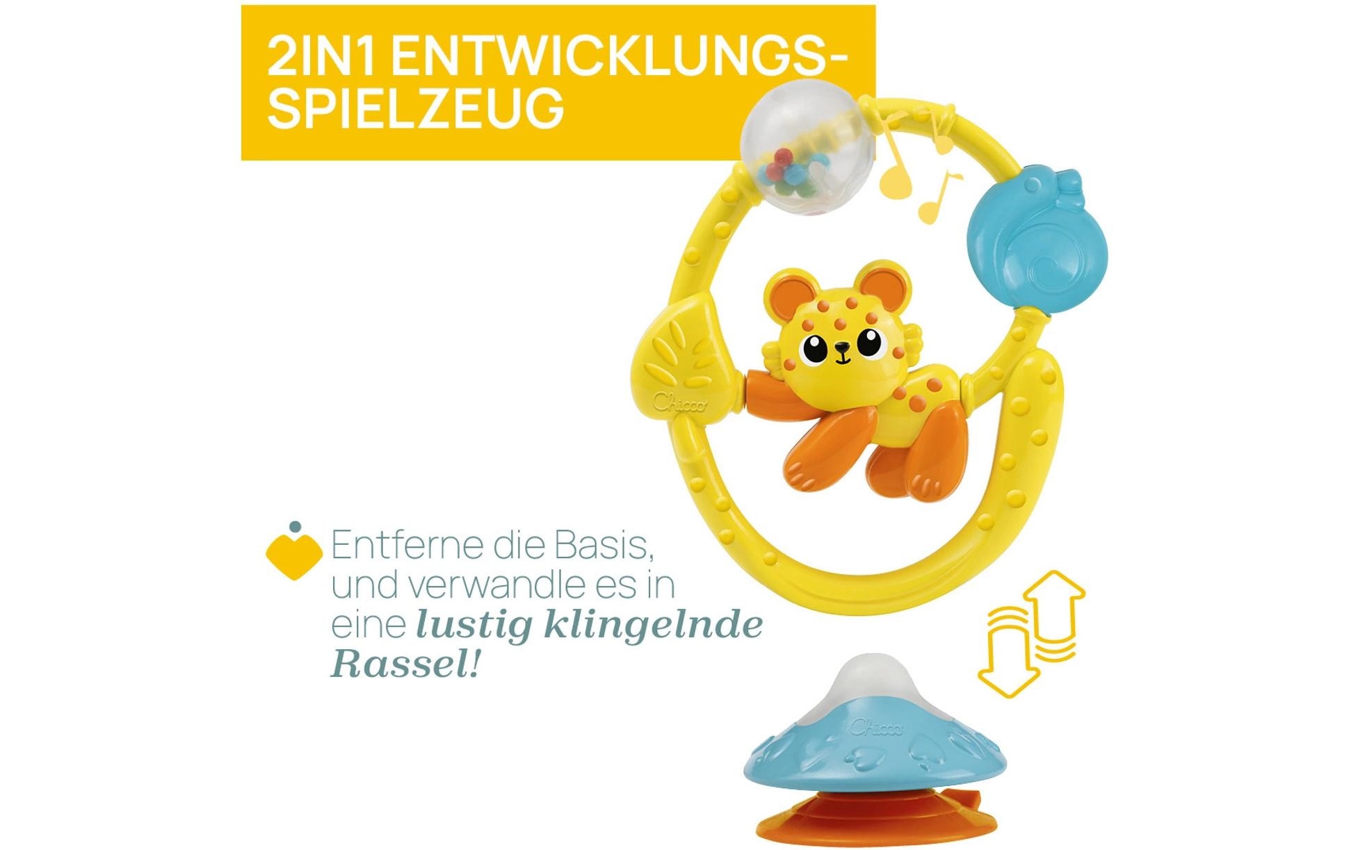 Hochstuhlspielzeug Dschungelfreund 2in1Vielseitiges Hochstuhlspielzeug