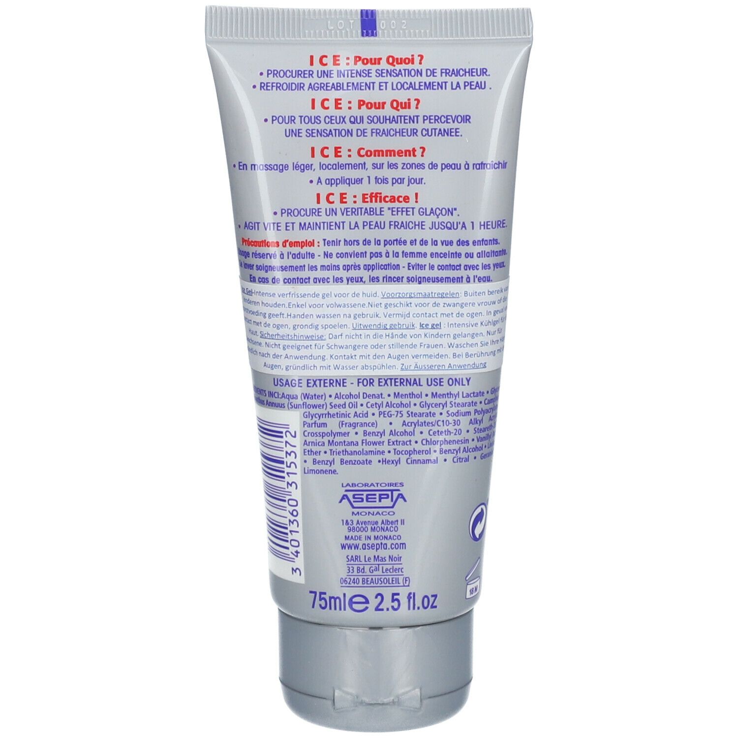 Akilein Ice Cool Gel