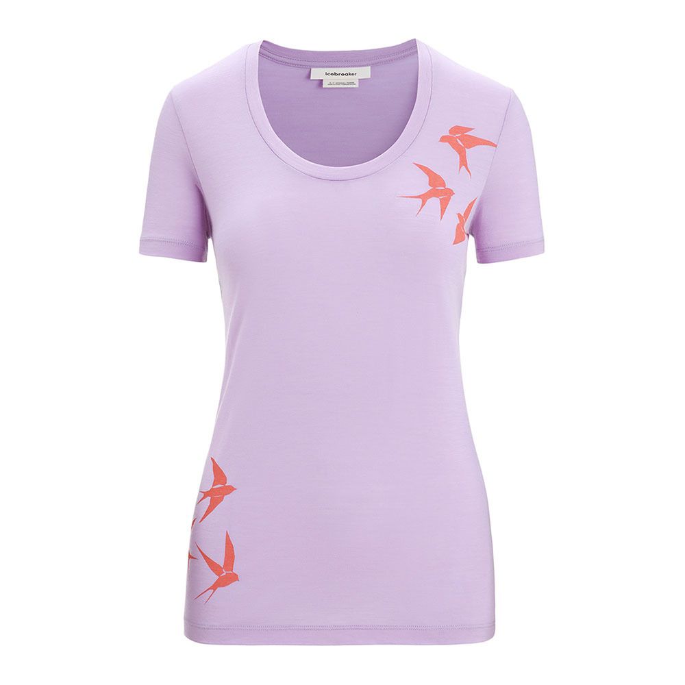 Icebreaker TECH LITE II - Tee-shirt Femme purple gaze