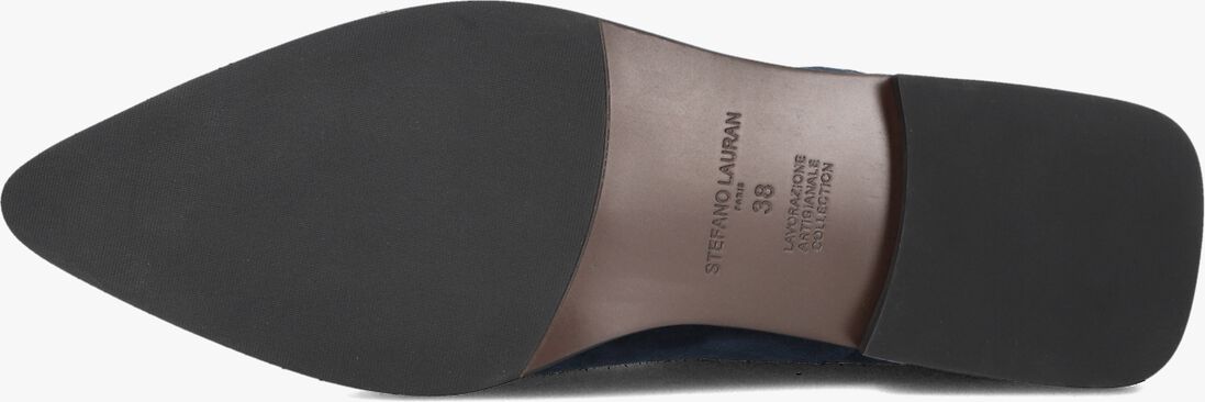 blauwe stefano lauran chelsea boots pe2061