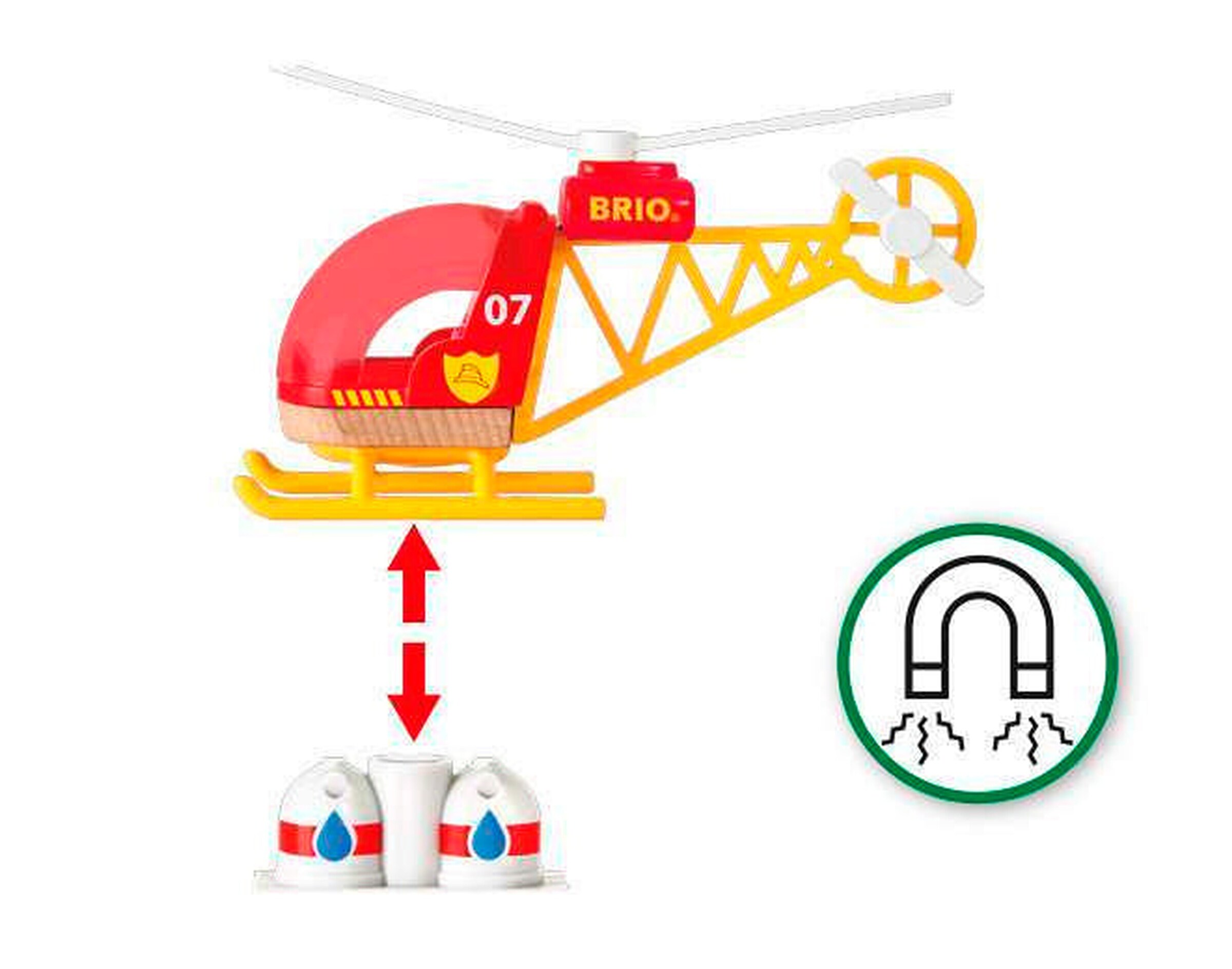 BRIO Feuerwehr-Hubschrauber