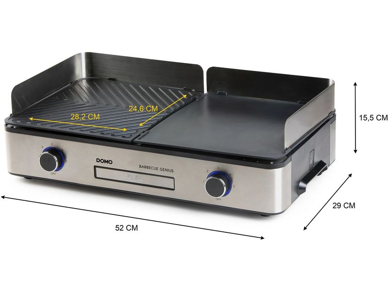 Domo Tischgrill DO9259G 2400 W Elektrogrill