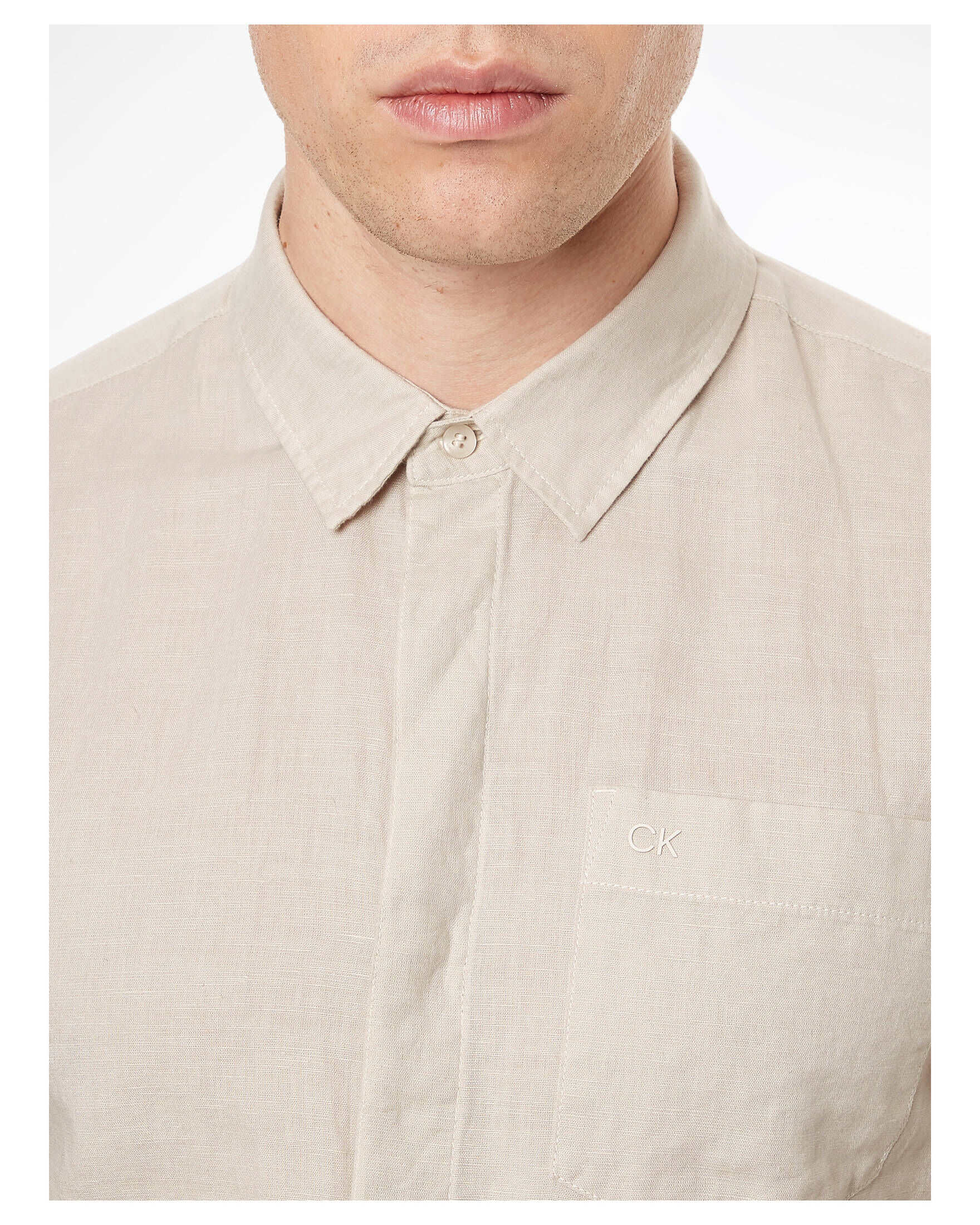 CALVIN KLEIN| Herren Hemd Langarm