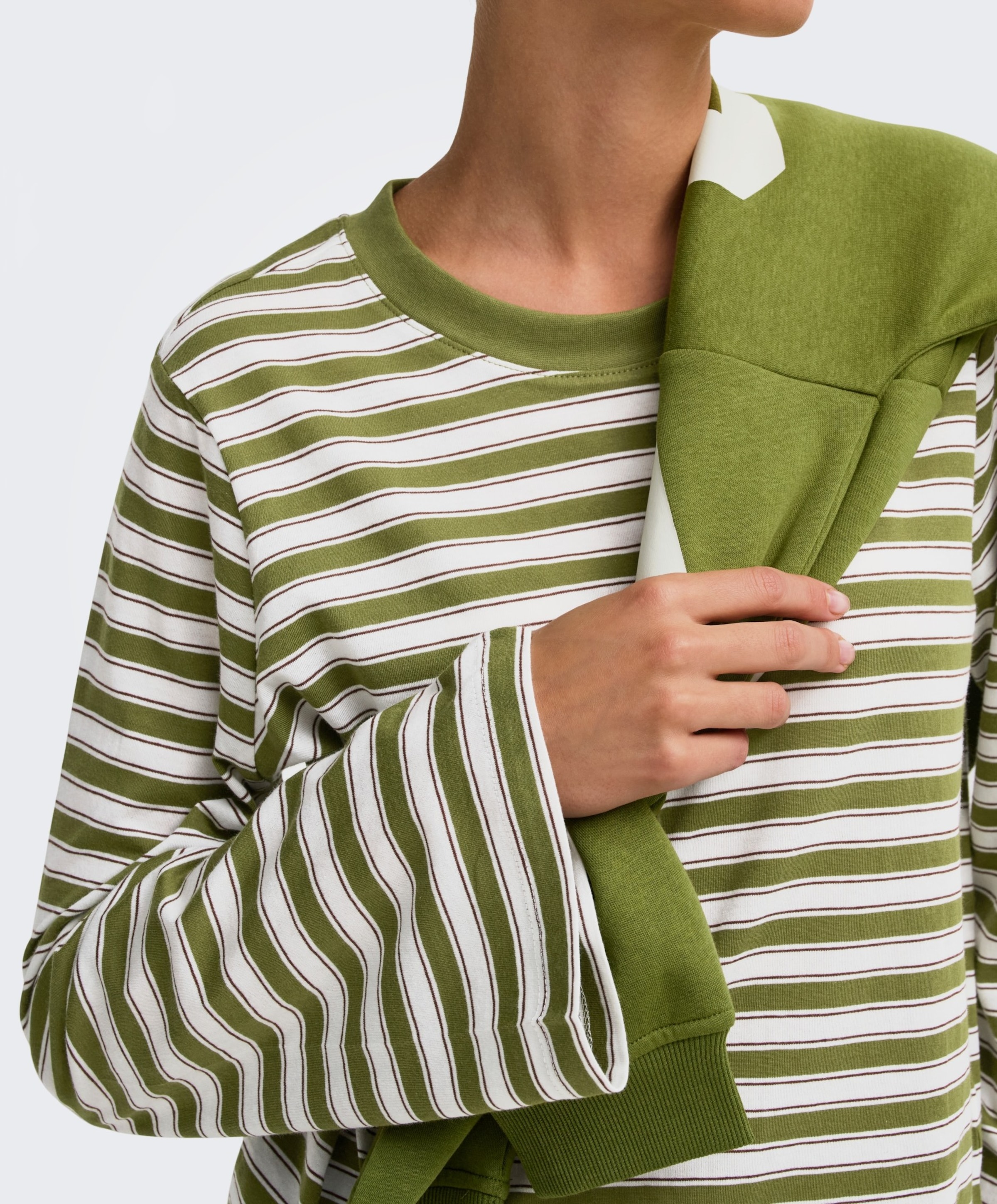 Only Dames longsleeve groen