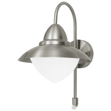 EGLO wandlamp Sidney RVS met bewegingssensor