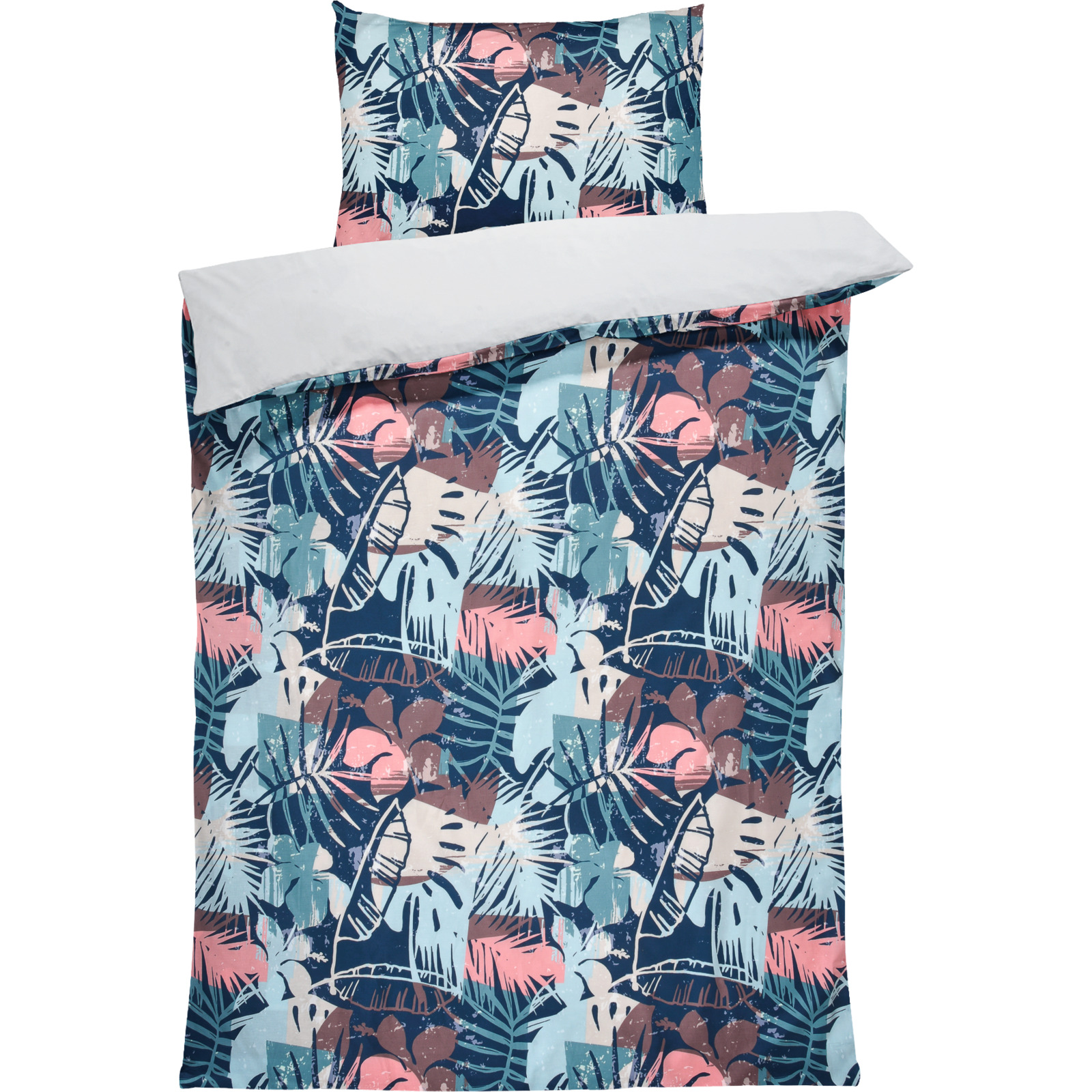 Bench Bettwäsche Renforcé Jungle blau