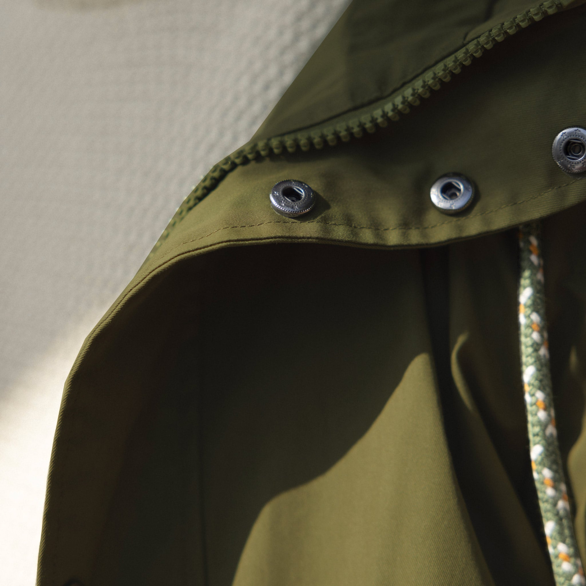 Imperméable kaki Coton et polyester - modèle Gresigne