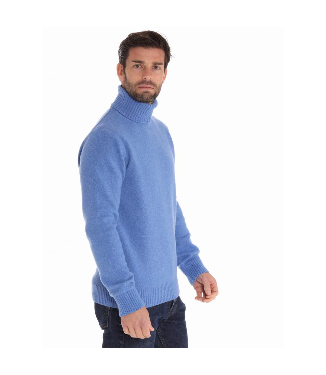 Pull col roulé chaud et doux
