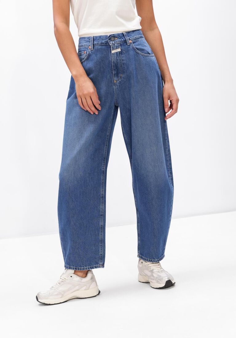 blauwe closed wide jeans jazzie