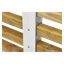 Midtstolpe for stakitt 140 cm