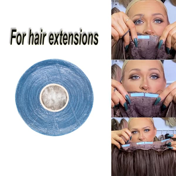INF Dobbeltsidig tape for hair extensions/parykker 1 rull  2 cm
