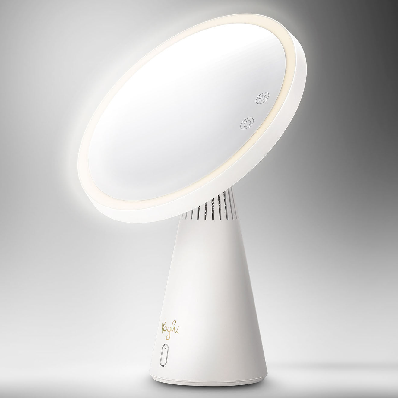 Yoghi Miroir avec LED blanc - D.23 cm