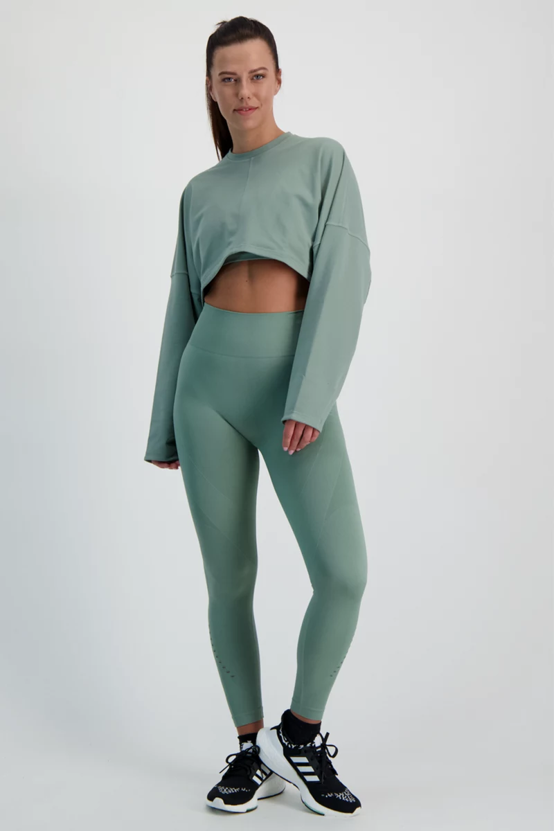 adidas Performance Yoga Studio Cropped Damen Pullover