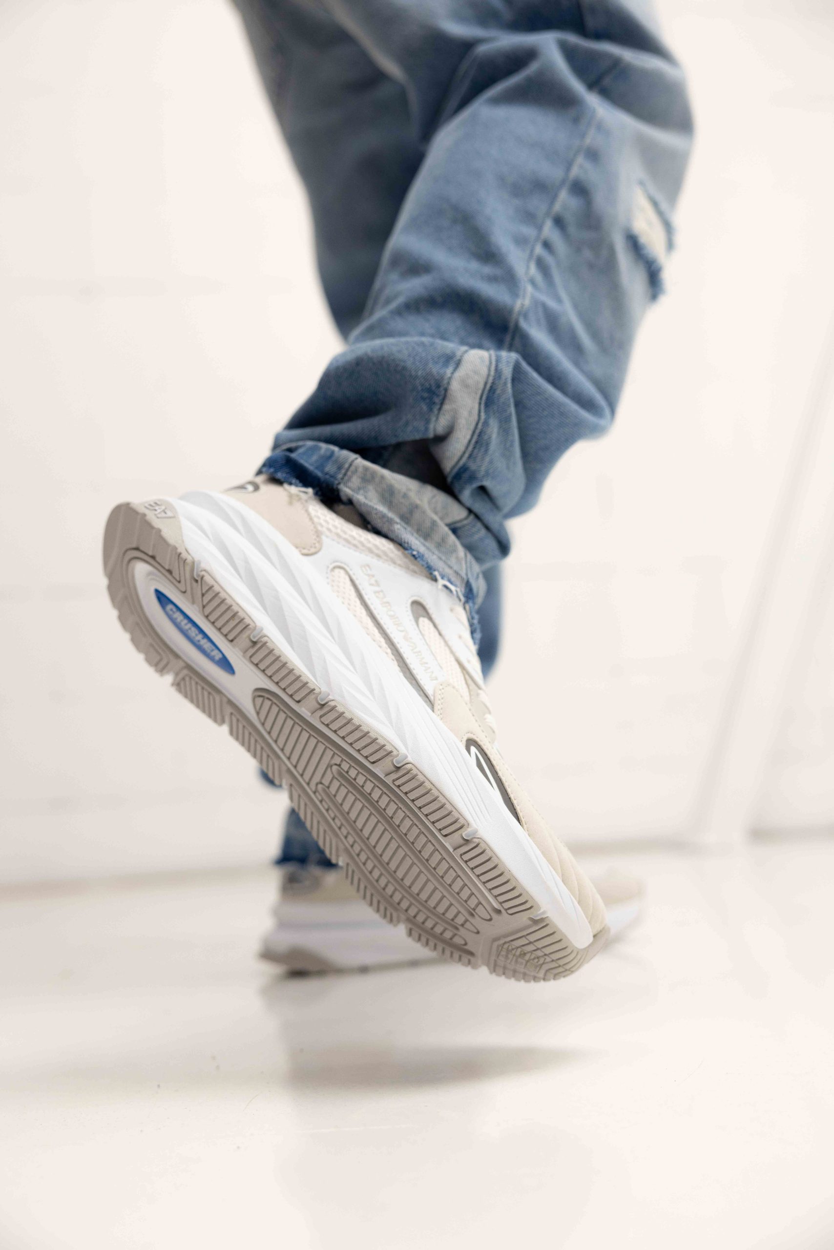 EA7 Emporio Armani Crusher Sneakers Heren Wit