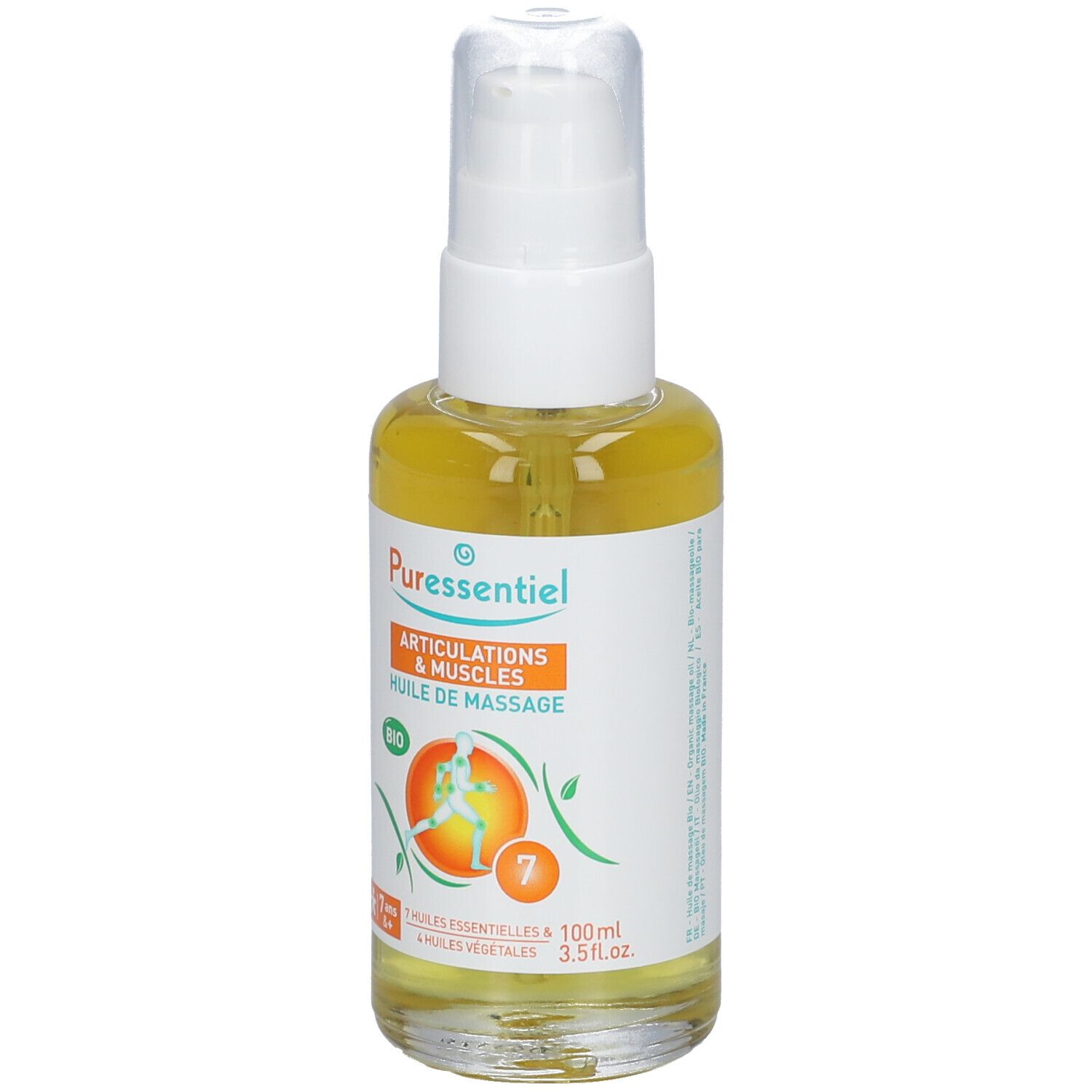 Puressentiel BIO Massageöl Muskelanstrengung Arnika - Wintergrün