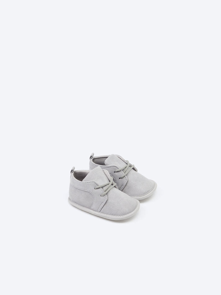 Botas de cano curto - Cinza