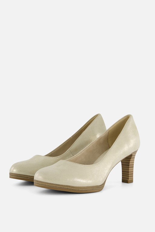 Tamaris Pumps beige Leer