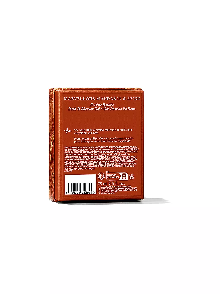 MOLTON BROWN Marvellous Mandarin & Spice Festive Bauble 75ml keine Farbe