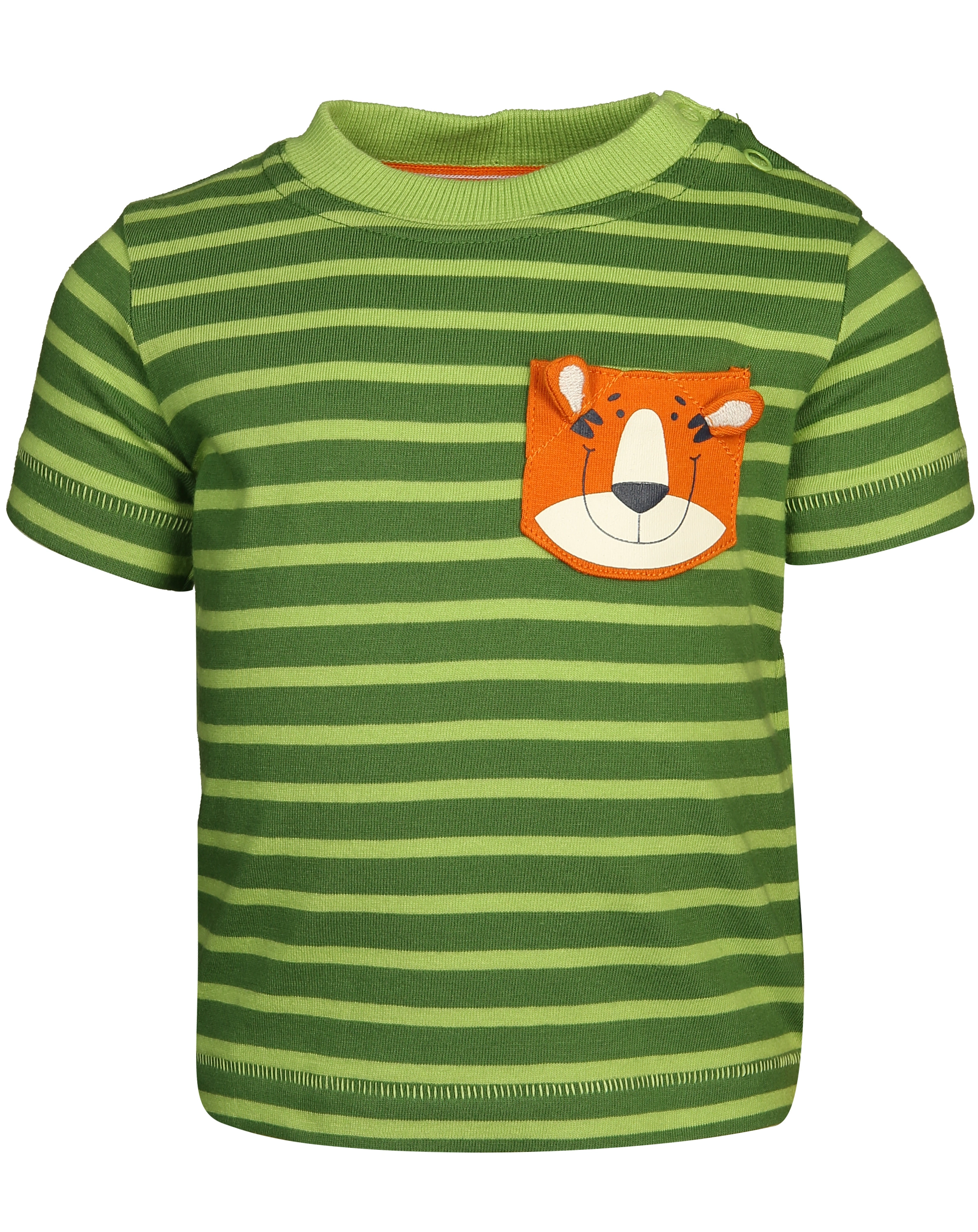 T-Shirt TIGER gestreift in grün