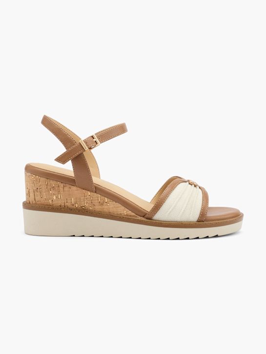ESPRIT Sandalette Cognac