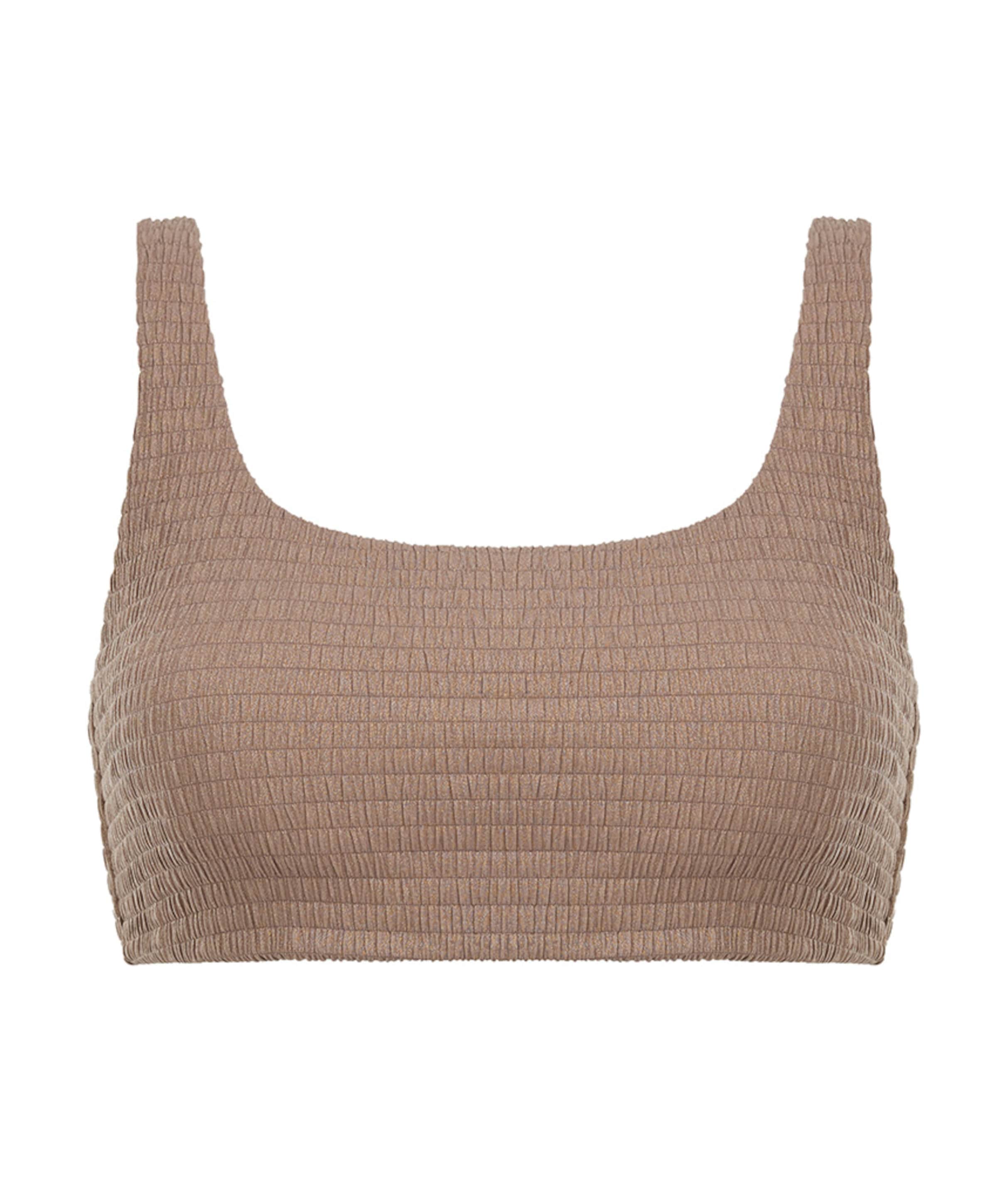 Annadiva Dames bikinitop bruin
