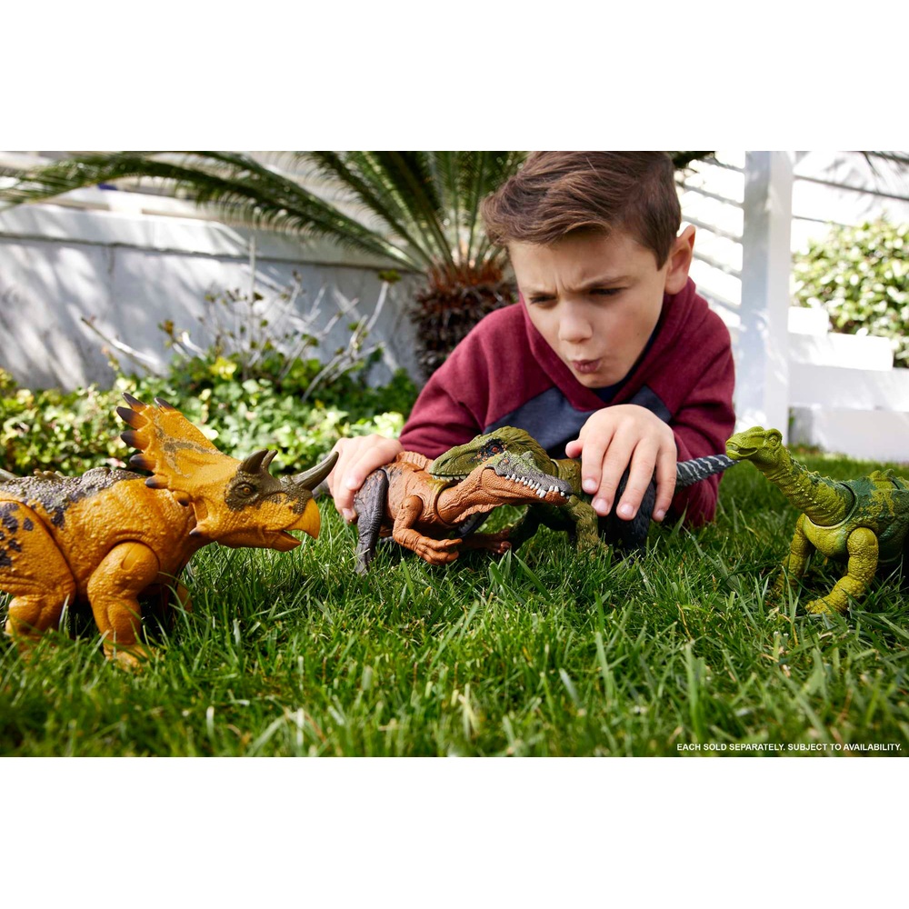 Jurassic World Wild Roar Regaliceratops Dinosaurier-Spielfigur mit Sound