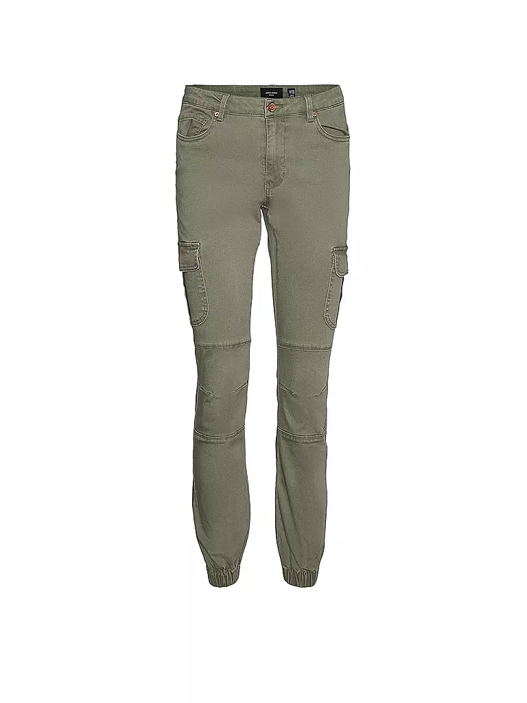 VERO MODA Cargohose VMIVY olive