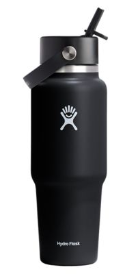 Hydro Flask32oz Wide Flex Straw Travel Bottle - schwarz