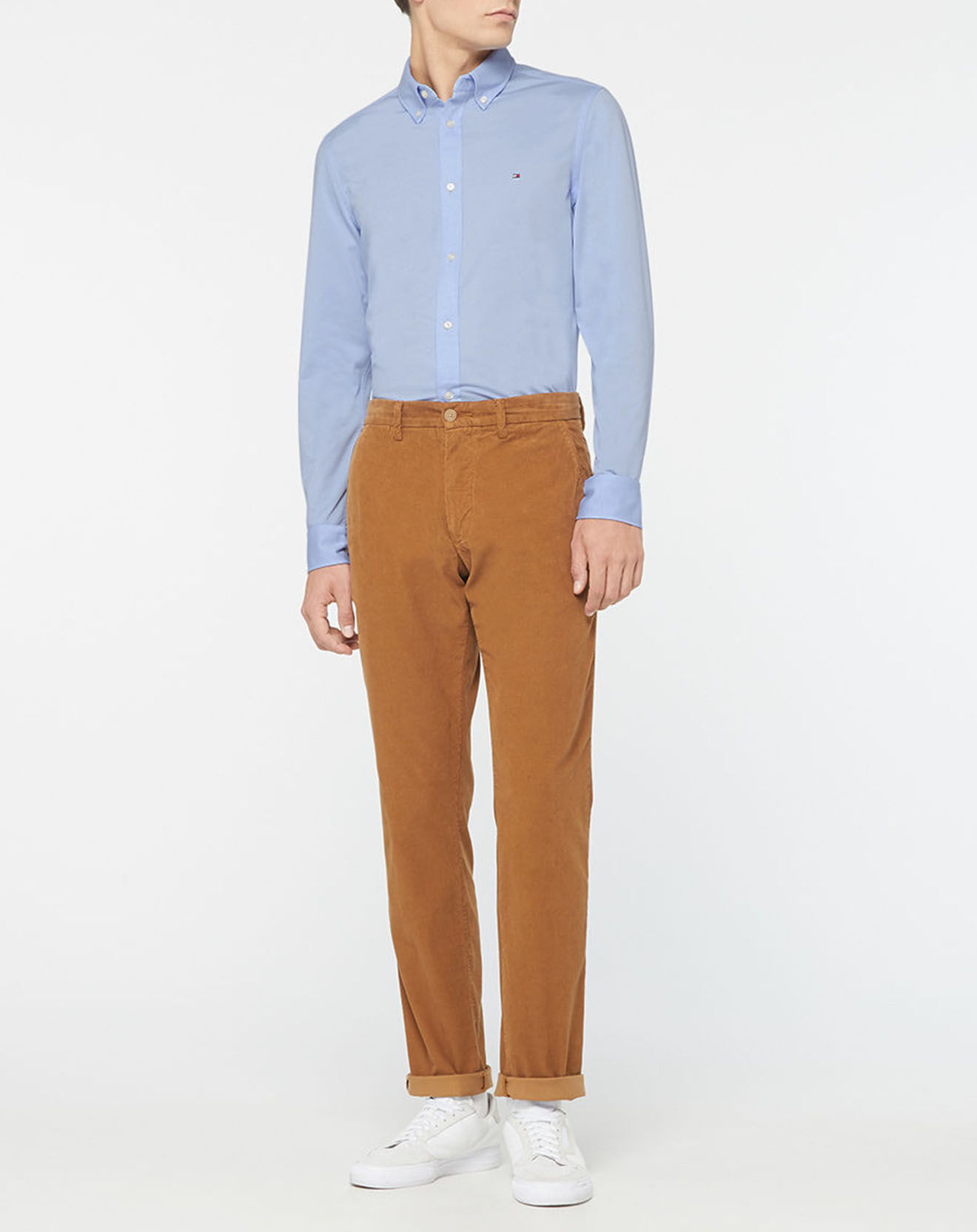 Tommy Hilfiger Chemise Slim 1985 Solid bleu ciel