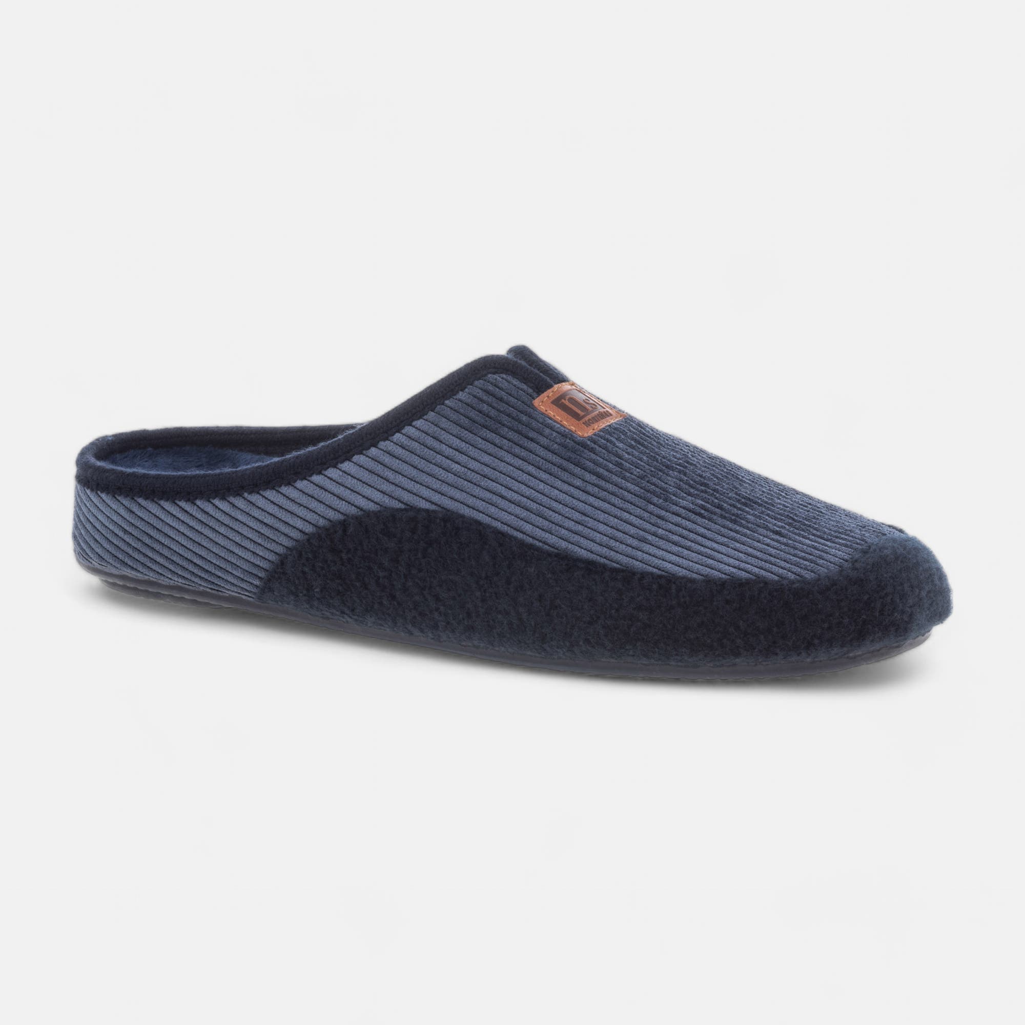 Pantoufles mules Homme bleu marine