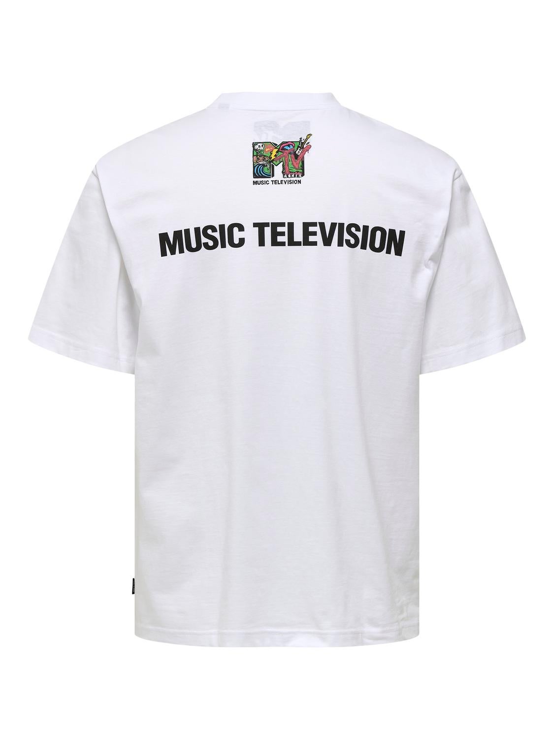 ONSMTV T-shirt Bright White